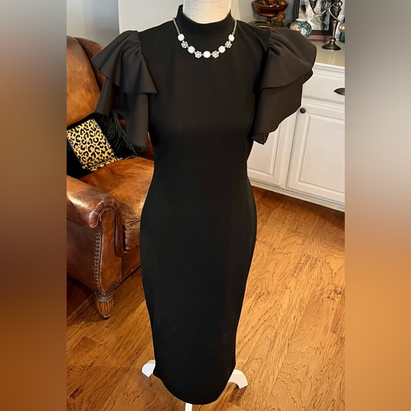 Vintage Opalescent White & Mint Green/Blue Gemstones w/Metal Flower Necklace - Picture 5 of 7